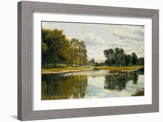 On The Solway, 1870-Samuel Bough-Framed Giclee Print