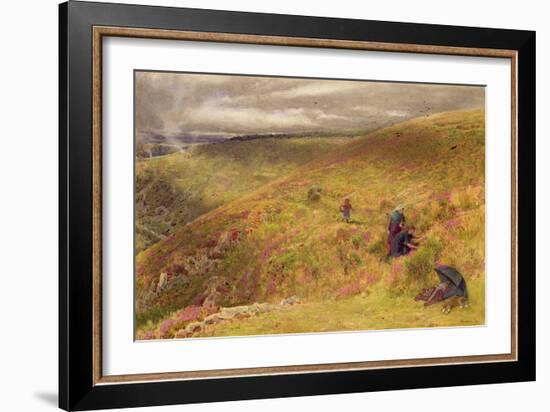 On the South Downs, 1879-Albert Goodwin-Framed Giclee Print