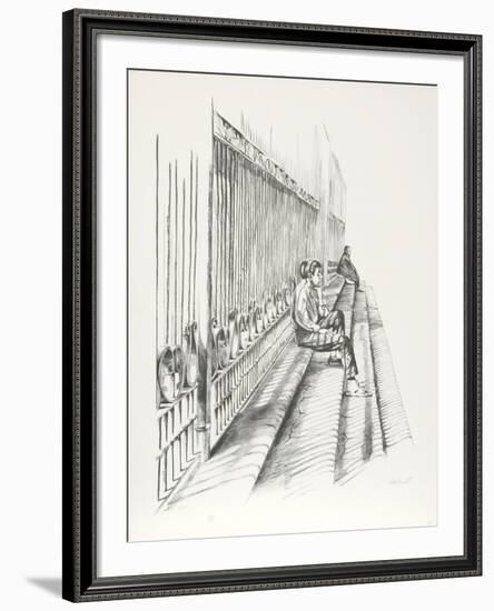 On the Steps-Harry McCormick-Framed Limited Edition