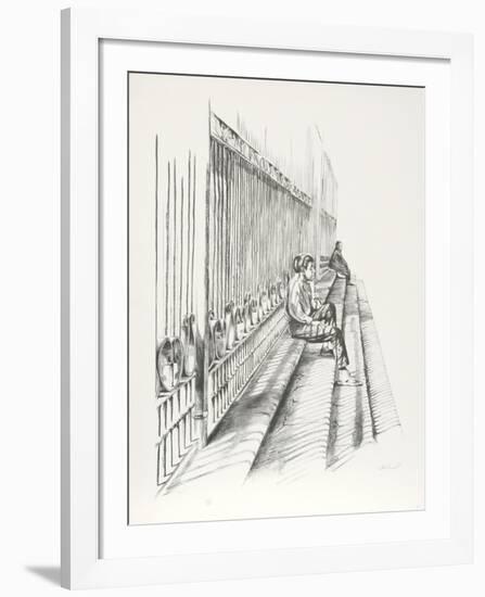 On the Steps-Harry McCormick-Framed Limited Edition