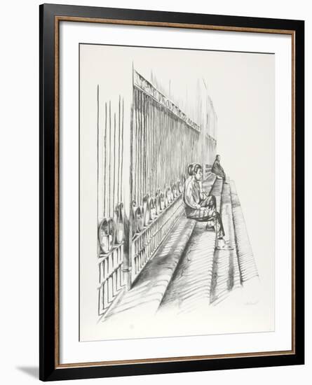 On the Steps-Harry McCormick-Framed Limited Edition