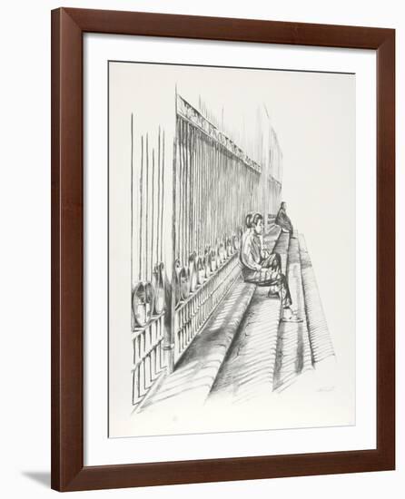 On the Steps-Harry McCormick-Framed Limited Edition