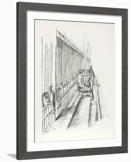 On the Steps-Harry McCormick-Framed Limited Edition