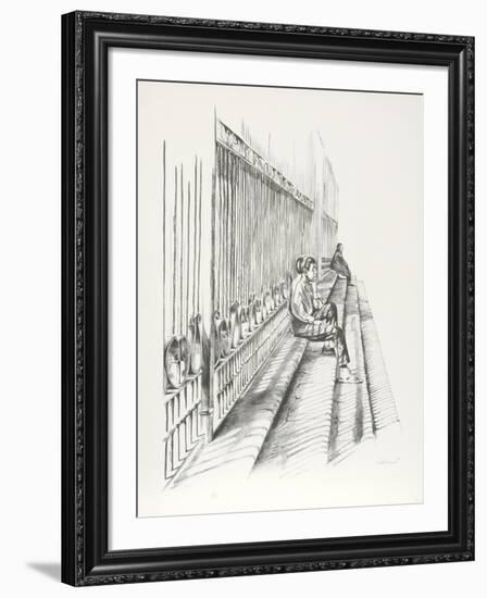 On the Steps-Harry McCormick-Framed Limited Edition