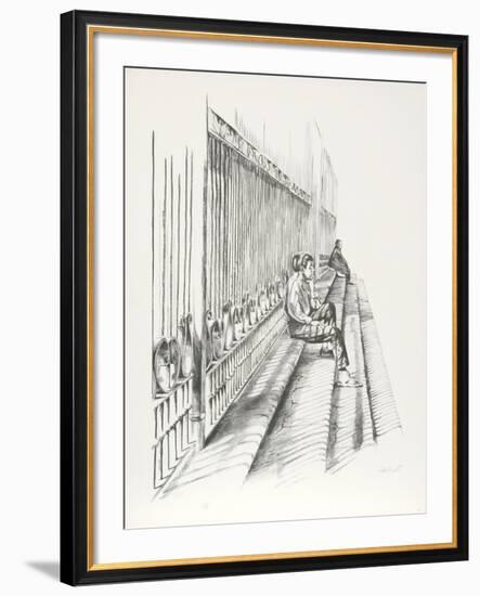 On the Steps-Harry McCormick-Framed Limited Edition