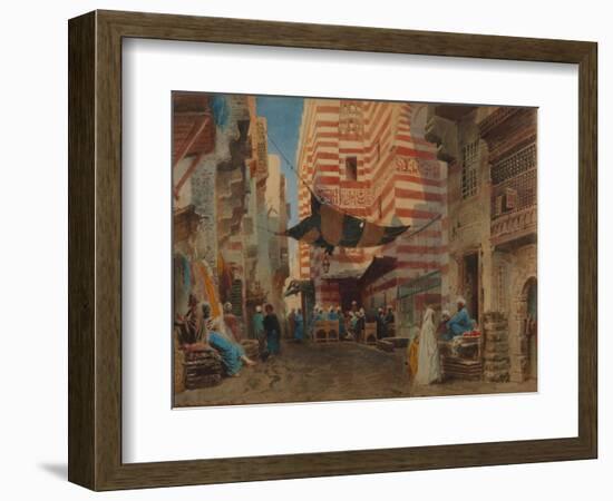 On the Street of Cairo, 1873-Konstantin Yegorovich Makovsky-Framed Giclee Print