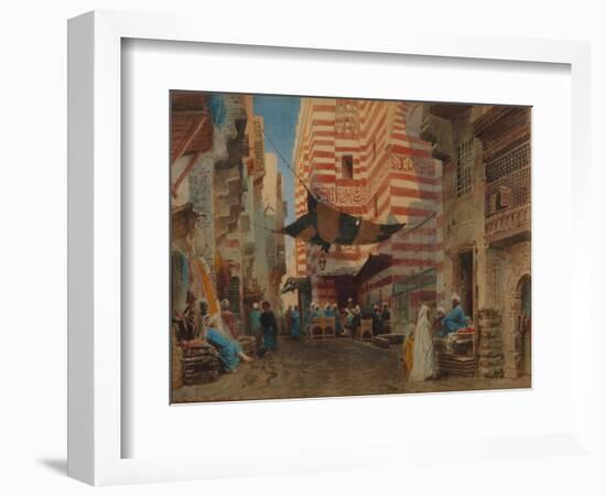 On the Street of Cairo, 1873-Konstantin Yegorovich Makovsky-Framed Giclee Print