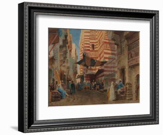 On the Street of Cairo, 1873-Konstantin Yegorovich Makovsky-Framed Giclee Print