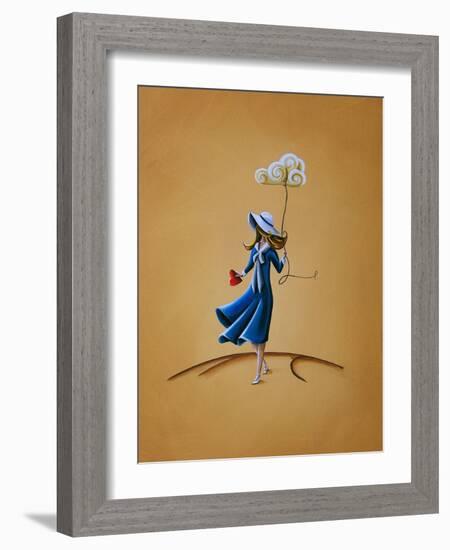 On The Street Where You Live-Cindy Thornton-Framed Art Print