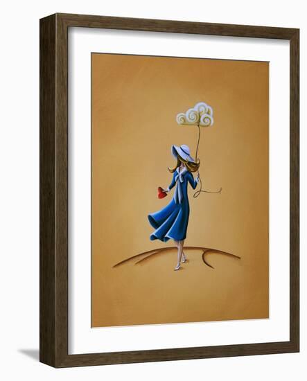 On The Street Where You Live-Cindy Thornton-Framed Art Print