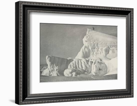 'On the Summit of an Iceberg', c1911, (1913)-Herbert Ponting-Framed Photographic Print
