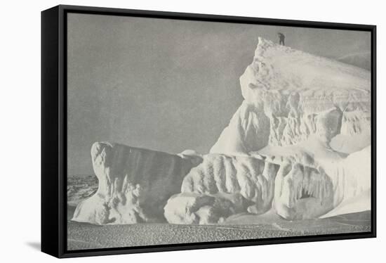 'On the Summit of an Iceberg', c1911, (1913)-Herbert Ponting-Framed Stretched Canvas
