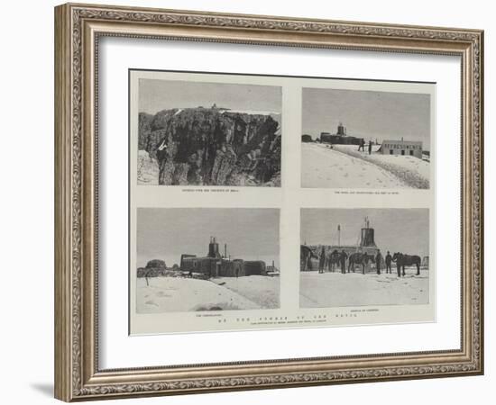 On the Summit of Ben Nevis-null-Framed Giclee Print