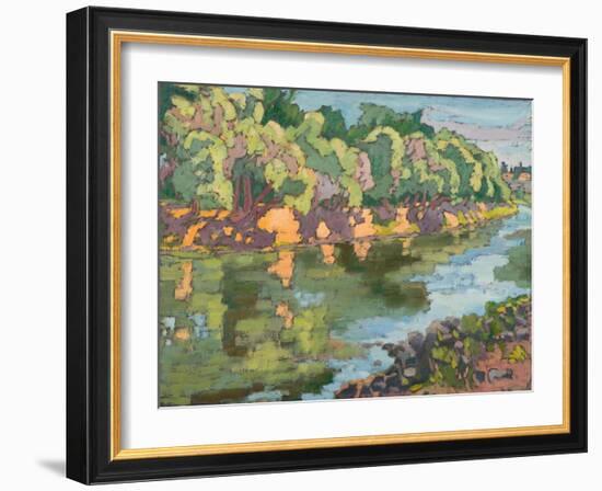 On The Sunny Side Of River Koros, 2012-Marta Martonfi-Benke-Framed Giclee Print