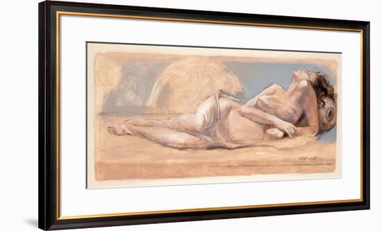 On the Swing-Talantbek Chekirov-Framed Premium Giclee Print