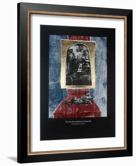 On the Teachers of Virtue, Thus Spoke Zarathustra, 2023 (Woodcut and Silkscreen)-Guilherme Pontes-Framed Giclee Print