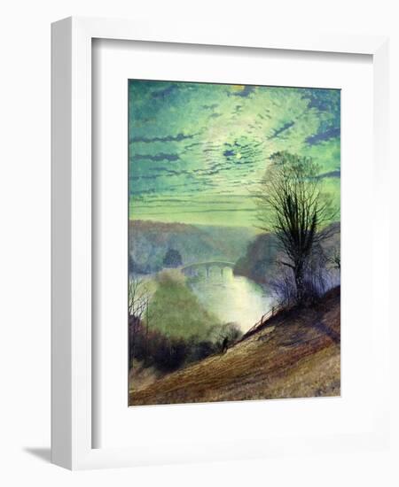 On the Tees, Near Barnard Castle, C.1868-John Atkinson Grimshaw-Framed Giclee Print