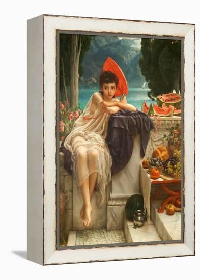 On the Temple Steps, 1889-Edward John Poynter-Framed Premier Image Canvas