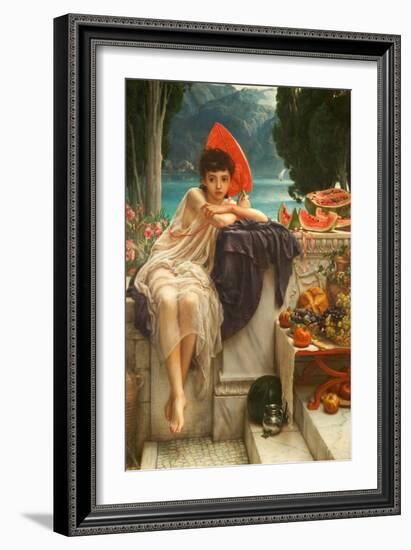 On the Temple Steps, 1889-Edward John Poynter-Framed Giclee Print