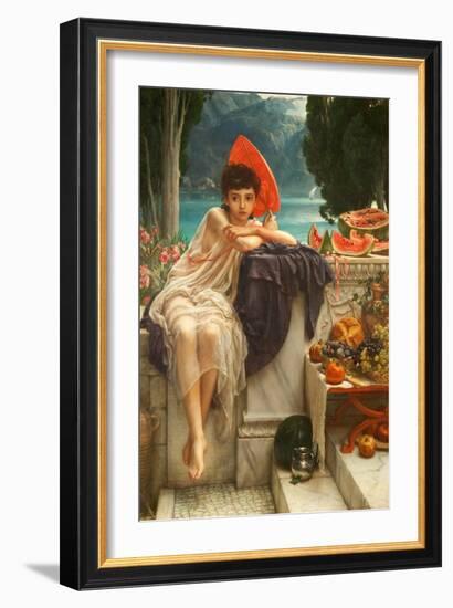 On the Temple Steps, 1889-Edward John Poynter-Framed Giclee Print