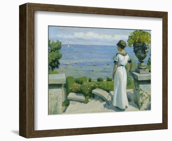 On the Terrace, 1912-Paul Fischer-Framed Giclee Print