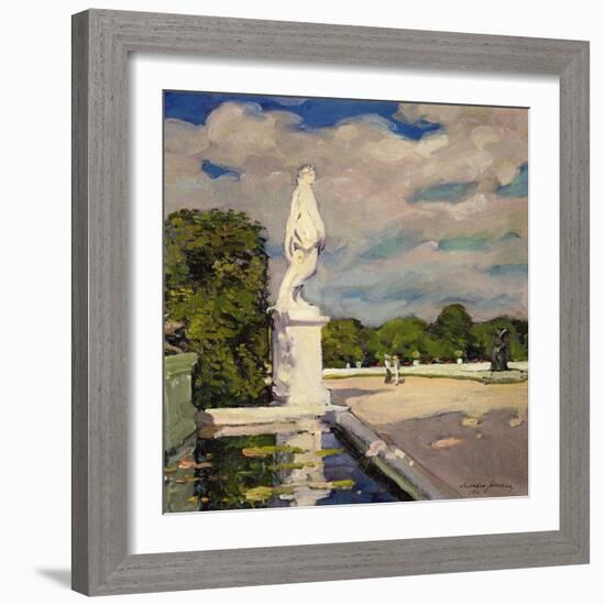 On the Terrace, Versailles, 1906-Alexander Jamieson-Framed Giclee Print