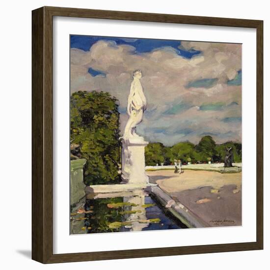 On the Terrace, Versailles, 1906-Alexander Jamieson-Framed Giclee Print