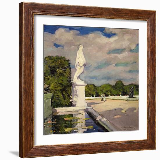 On the Terrace, Versailles, 1906-Alexander Jamieson-Framed Giclee Print