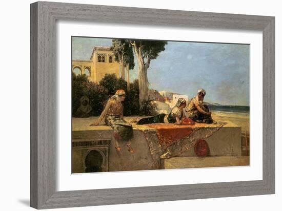 On the Terrace-Jean Joseph Benjamin Constant-Framed Giclee Print