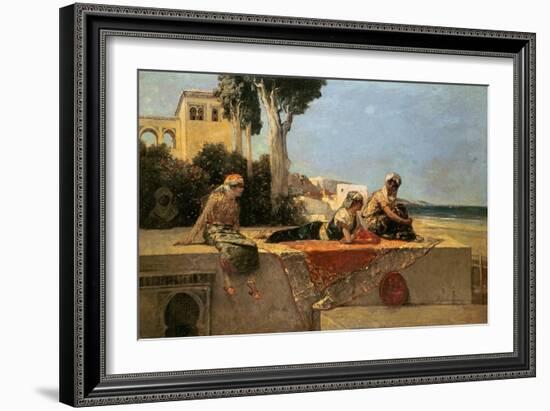 On the Terrace-Jean Joseph Benjamin Constant-Framed Giclee Print