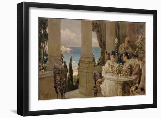 On the Terrace-Vasilii Kotarbinsky-Framed Giclee Print