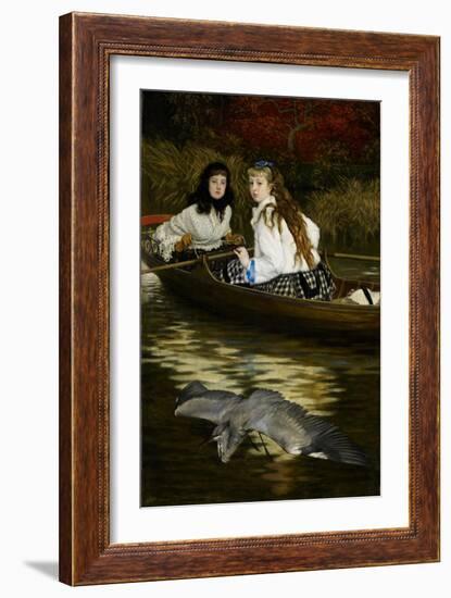 On the Thames, a Heron, C.1871-72-James Jacques Joseph Tissot-Framed Giclee Print