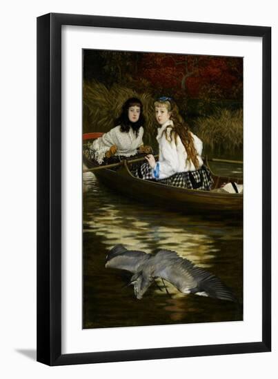 On the Thames, a Heron, C.1871-72-James Jacques Joseph Tissot-Framed Giclee Print