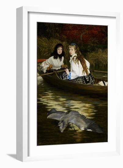 On the Thames, a Heron, C.1871-72-James Jacques Joseph Tissot-Framed Giclee Print