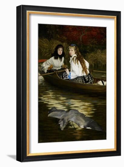 On the Thames, a Heron, C.1871-72-James Jacques Joseph Tissot-Framed Giclee Print