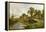 On the Thames Near Marlow-Henry Parker-Framed Premier Image Canvas