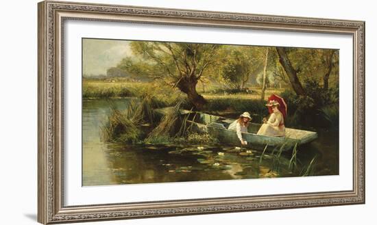 On The Thames-Ernest C^ Walbourn-Framed Giclee Print