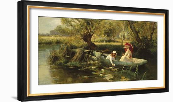 On The Thames-Ernest C^ Walbourn-Framed Giclee Print