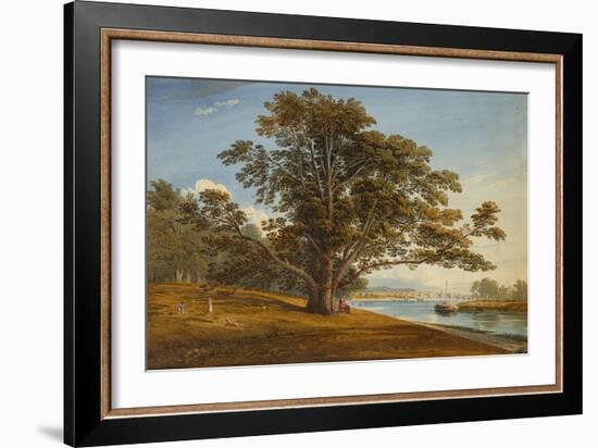 On the Thames-John Varley-Framed Giclee Print