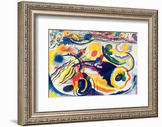 On the Theme of the Last Judgement-Wassily Kandinsky-Framed Premium Giclee Print