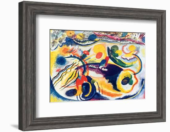 On the Theme of the Last Judgement-Wassily Kandinsky-Framed Premium Giclee Print