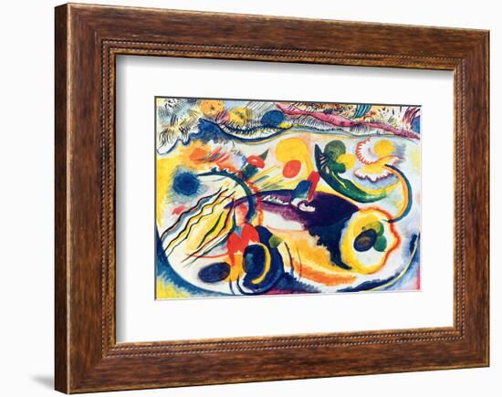 On the Theme of the Last Judgement-Wassily Kandinsky-Framed Premium Giclee Print