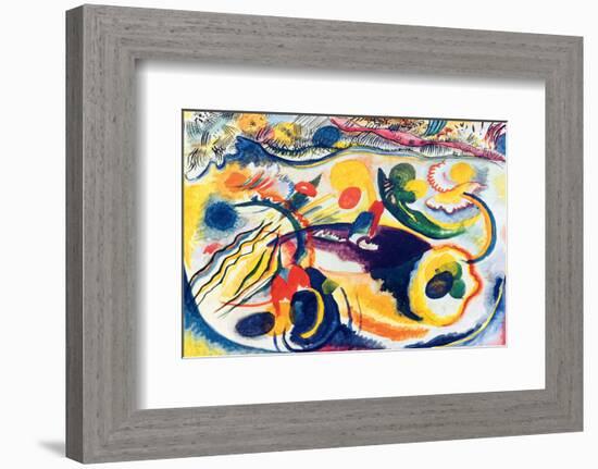 On the Theme of the Last Judgement-Wassily Kandinsky-Framed Premium Giclee Print