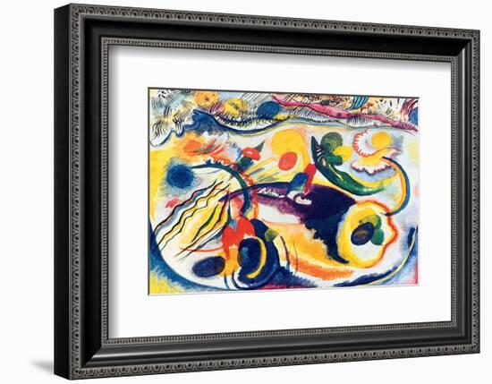 On the Theme of the Last Judgement-Wassily Kandinsky-Framed Premium Giclee Print