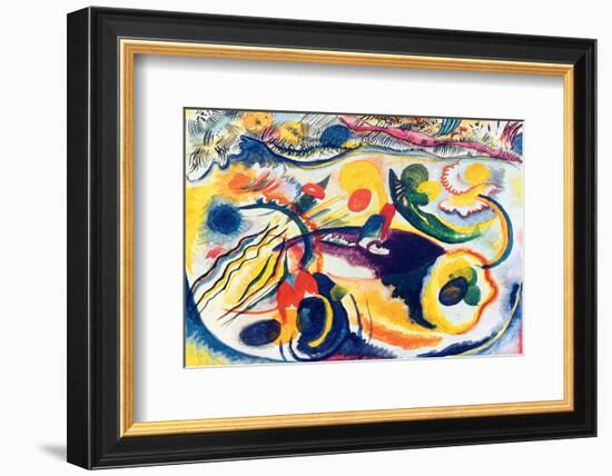 On the Theme of the Last Judgement-Wassily Kandinsky-Framed Premium Giclee Print