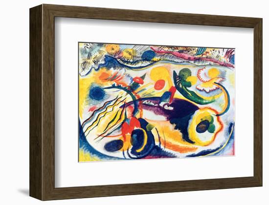 On the Theme of the Last Judgement-Wassily Kandinsky-Framed Premium Giclee Print