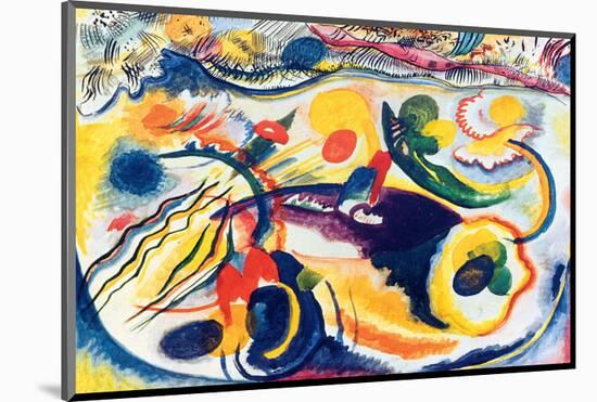 On the Theme of the Last Judgement-Wassily Kandinsky-Mounted Premium Giclee Print