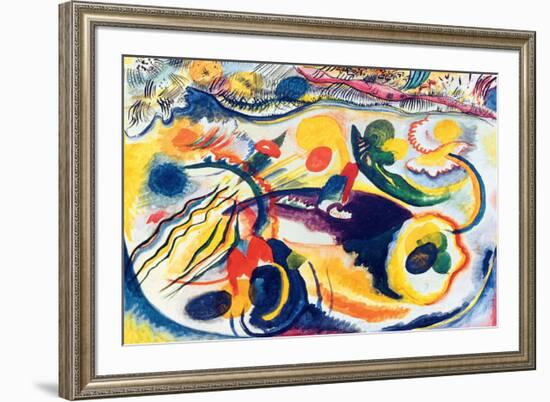 On the Theme of the Last Judgement-Wassily Kandinsky-Framed Premium Giclee Print