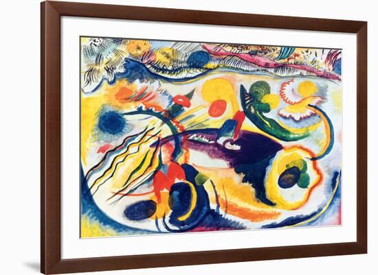 On the Theme of the Last Judgement-Wassily Kandinsky-Framed Premium Giclee Print