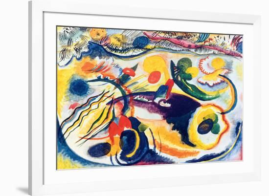 On the Theme of the Last Judgement-Wassily Kandinsky-Framed Premium Giclee Print
